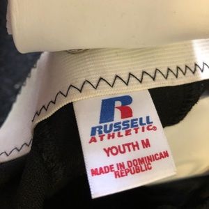 Russell brand padded football pants youth size